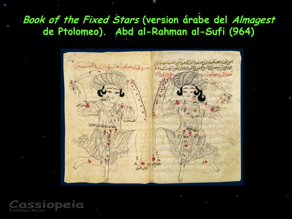 Book of the Fixed Stars (version árabe del Almagest de Ptolomeo)