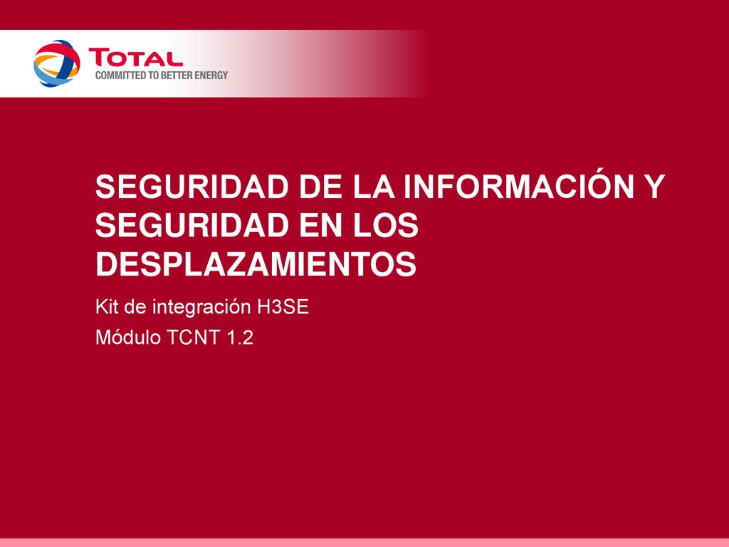 Seguridad de la información y seguridad en los desplazamientos
