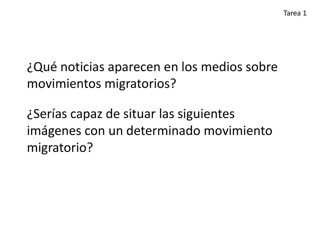 ¿Qué noticias aparecen en los medios sobre movimientos migratorios
