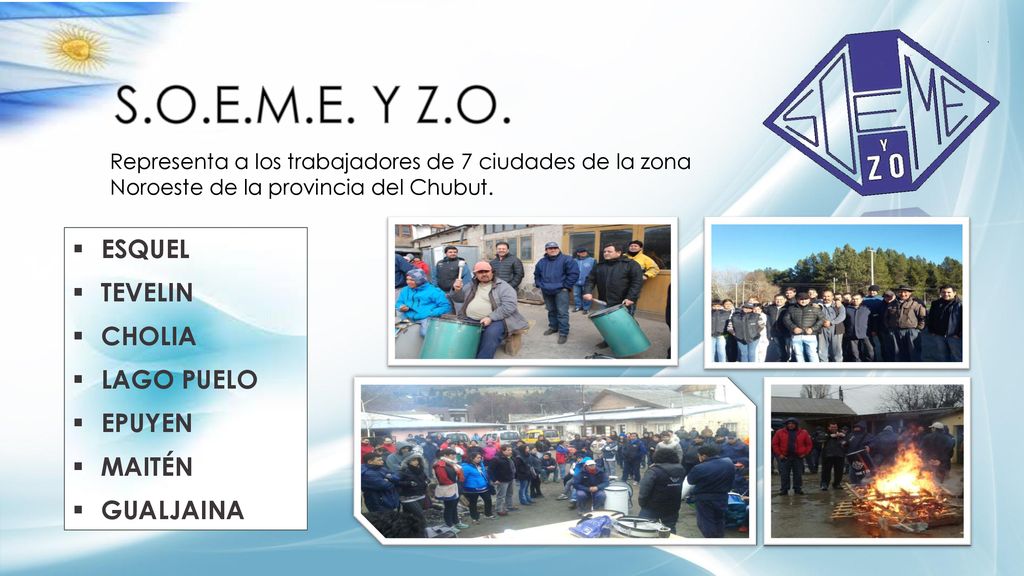 S.O.E.M.E. Y Z.O. ESQUEL TEVELIN CHOLIA LAGO PUELO EPUYEN MAITÉN