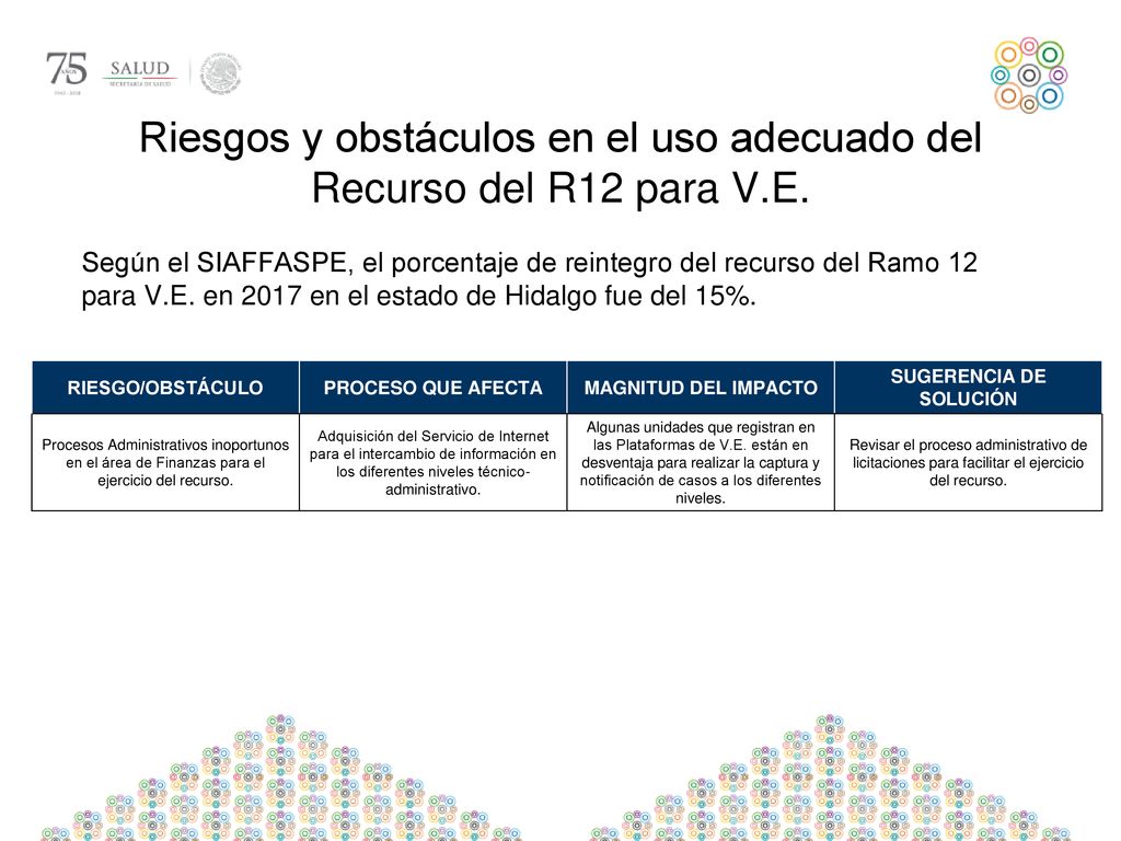 Riesgos y obstáculos en el uso adecuado del Recurso del R12 para V.E.