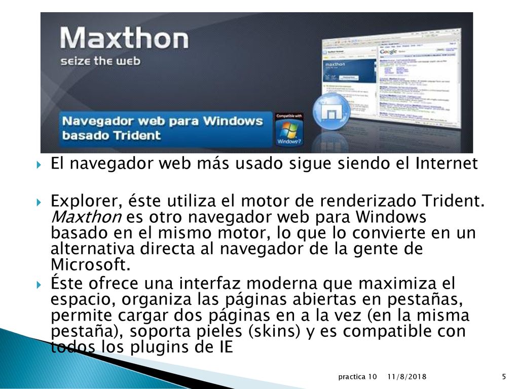 El navegador web más usado sigue siendo el Internet