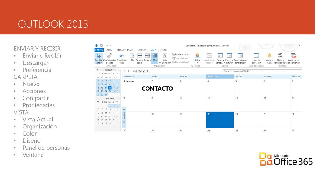 OUTLOOK 2013 ENVIAR Y RECIBIR Enviar y Recibir Descargar Preferencia