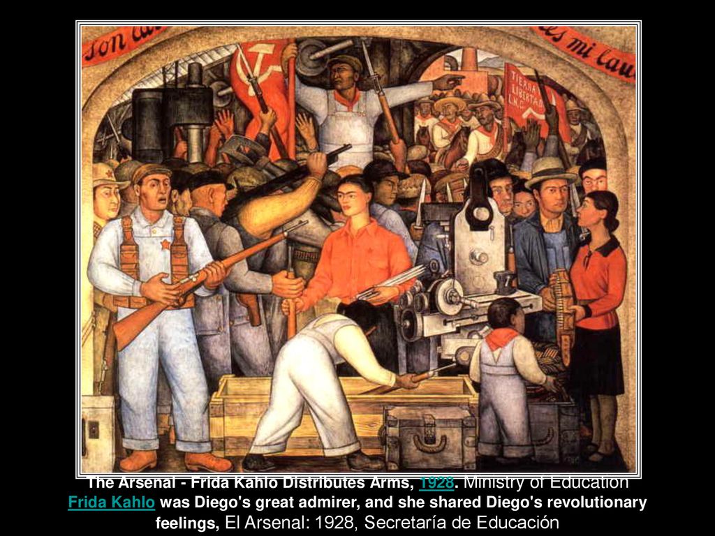 The Arsenal - Frida Kahlo Distributes Arms, Ministry of Education