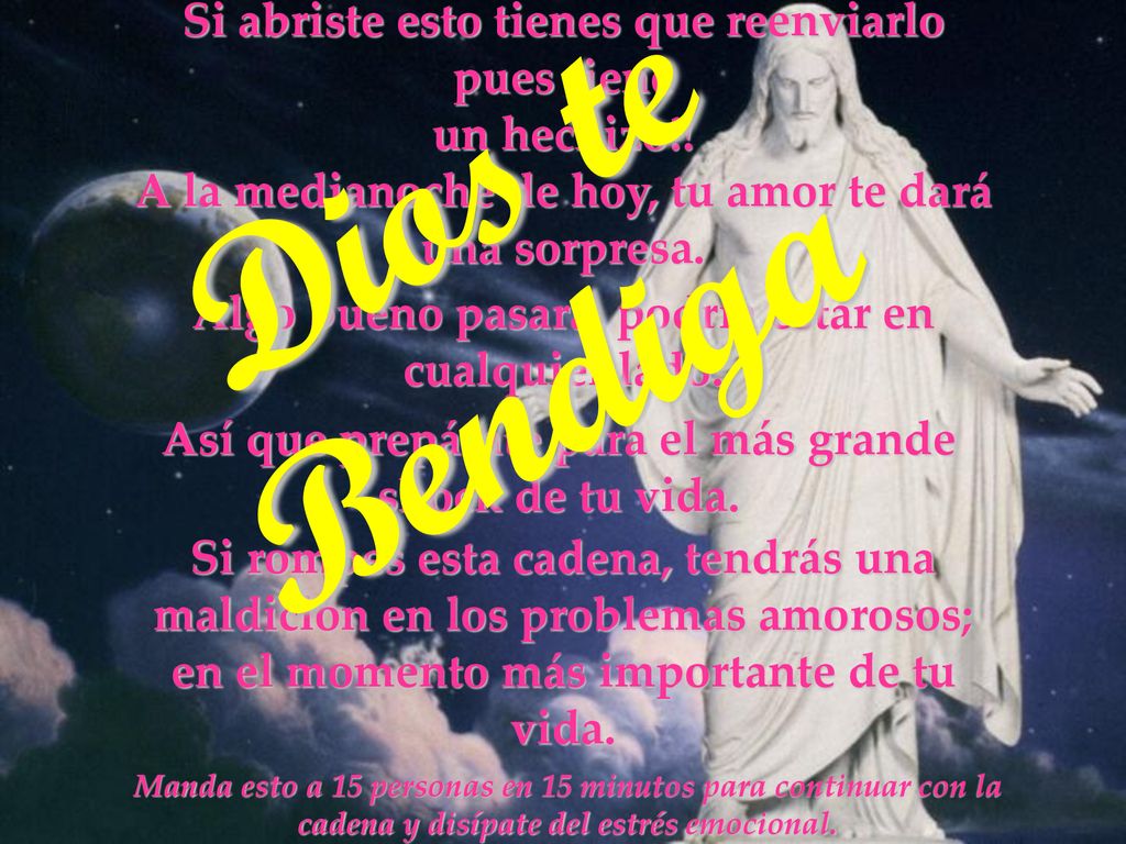 Si abriste esto tienes que reenviarlo pues tiene un hechizo!!