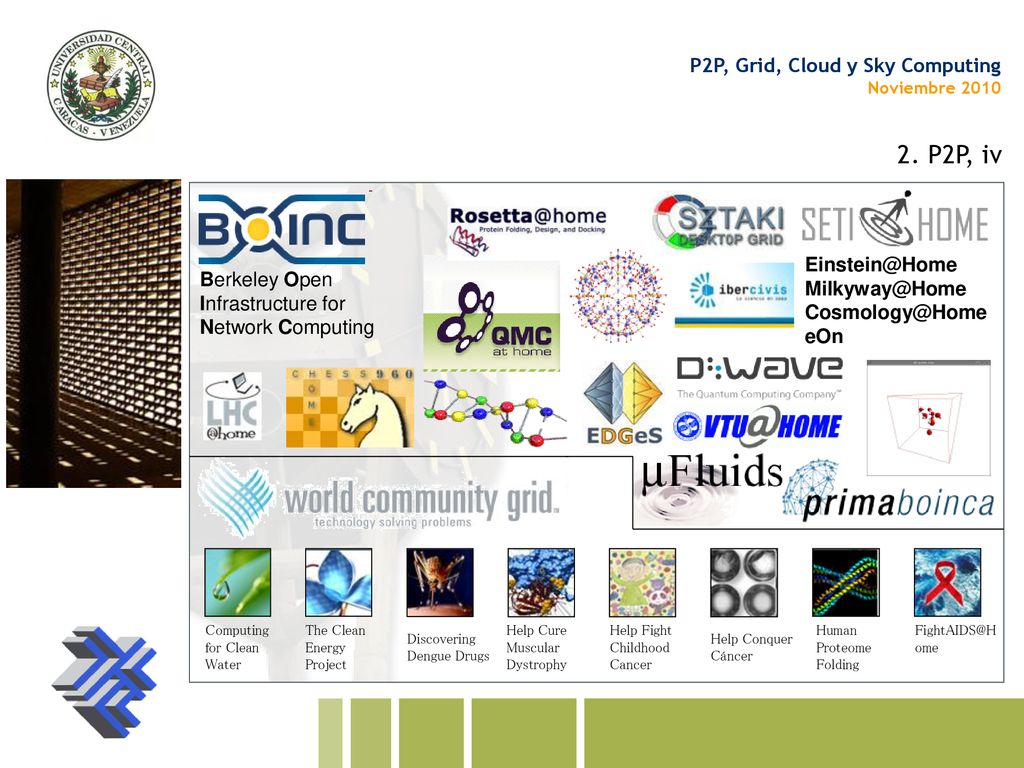 2. P2P, iv  eOn. Berkeley Open Infrastructure for Network Computing.