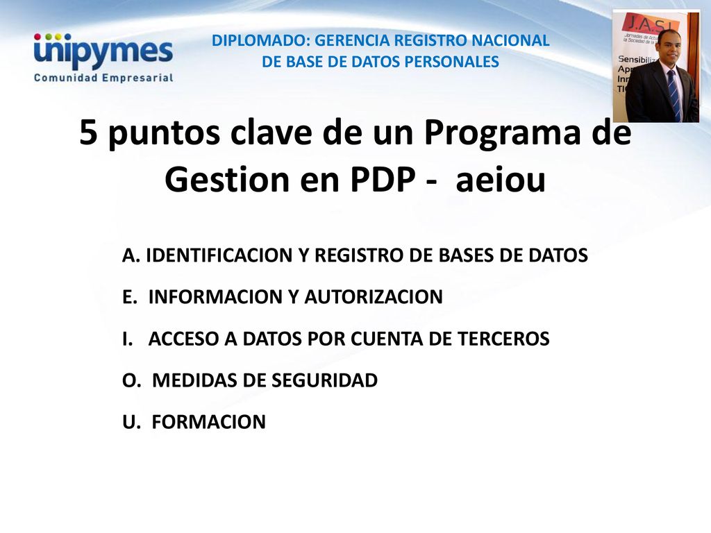 5 puntos clave de un Programa de Gestion en PDP - aeiou