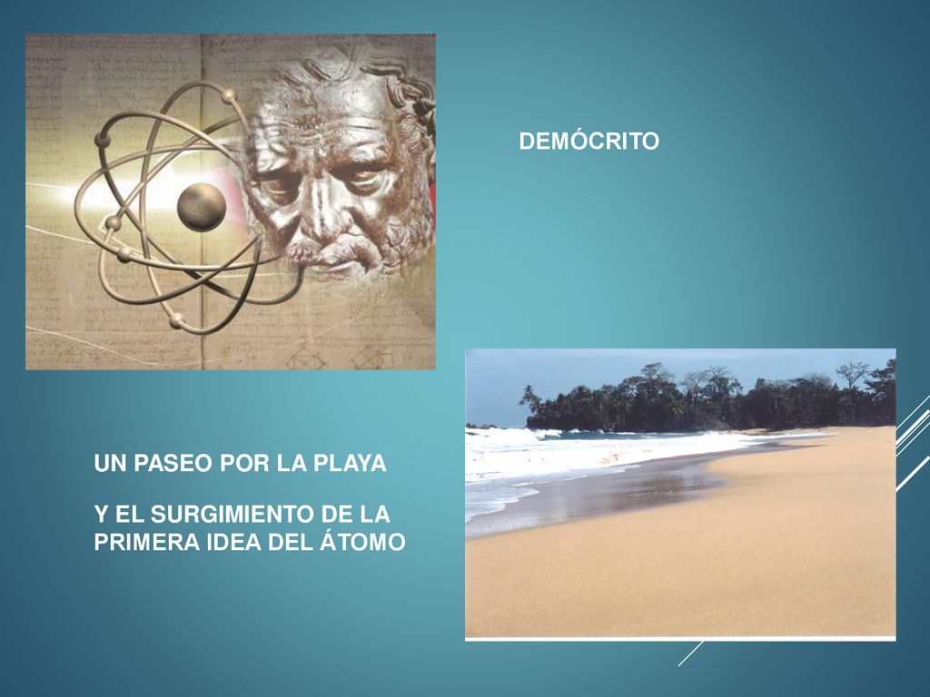 DEMÓCRITO UN PASEO POR LA PLAYA Y EL SURGIMIENTO DE LA PRIMERA IDEA DEL ÁTOMO