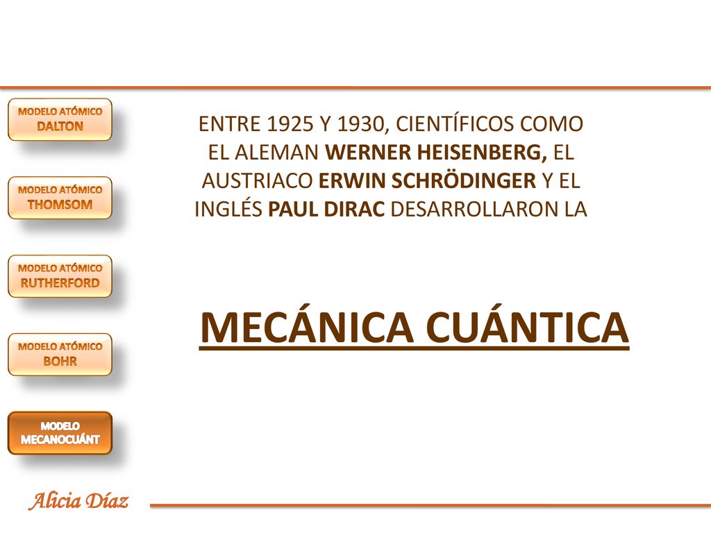 ENTRE 1925 Y 1930, CIENTÍFICOS COMO EL ALEMAN WERNER HEISENBERG, EL AUSTRIACO ERWIN SCHRÖDINGER Y EL INGLÉS PAUL DIRAC DESARROLLARON LA