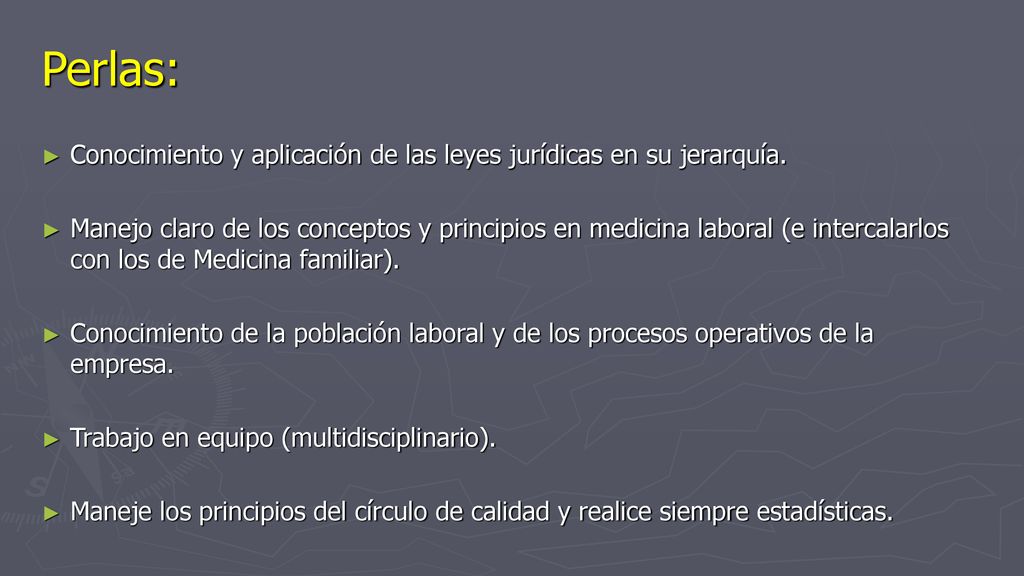 Perlas: Conocimiento y aplicación de las leyes jurídicas en su jerarquía.