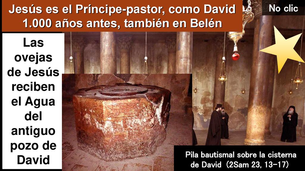 Las ovejas de Jesús reciben el Agua del antiguo pozo de David