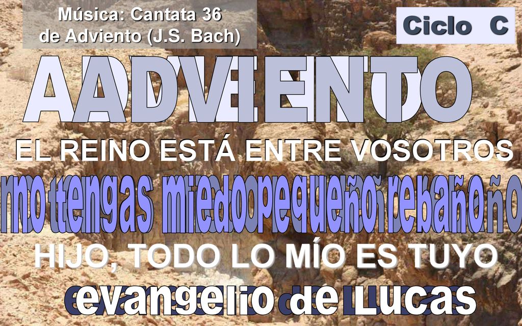 HIJO, TODO LO MÍO ES TUYO EL REINO ESTÁ ENTRE VOSOTROS