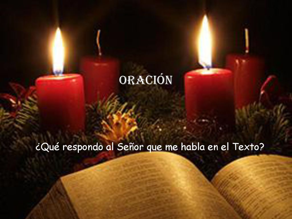 ¿Qué respondo al Señor que me habla en el Texto