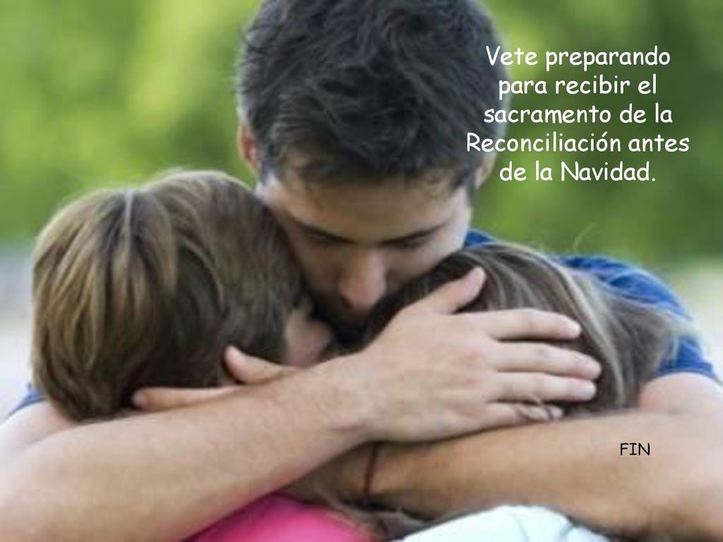 Vete preparando para recibir el sacramento de la Reconciliación antes de la Navidad.