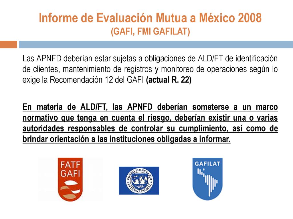 Informe de Evaluación Mutua a México 2008 (GAFI, FMI GAFILAT)
