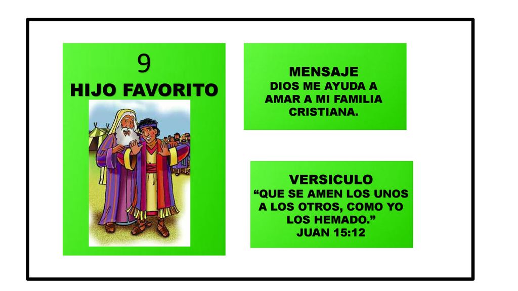 9 HIJO FAVORITO MENSAJE VERSICULO DIOS ME AYUDA A AMAR A MI FAMILIA