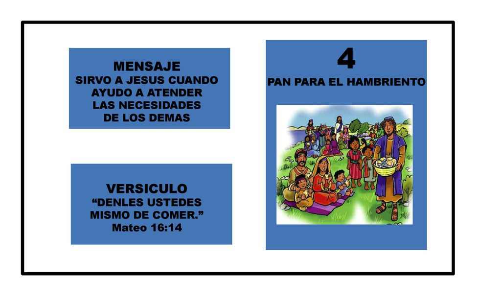 4 MENSAJE VERSICULO PAN PARA EL HAMBRIENTO SIRVO A JESUS CUANDO
