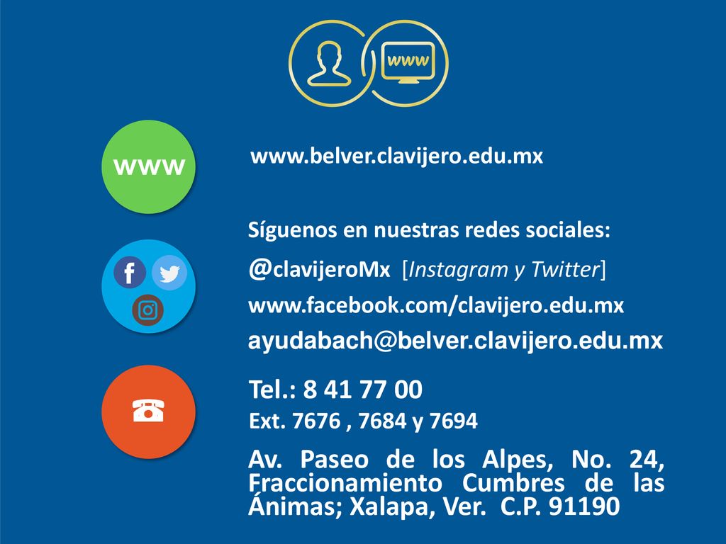 [Instagram y Twitter] Tel.: