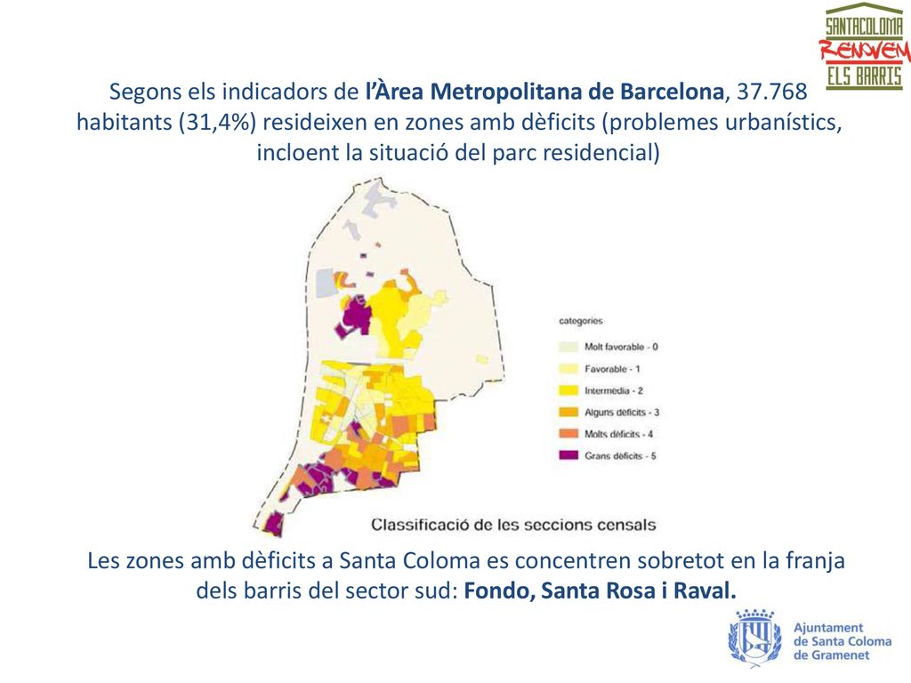 Segons els indicadors de l’Àrea Metropolitana de Barcelona, 37