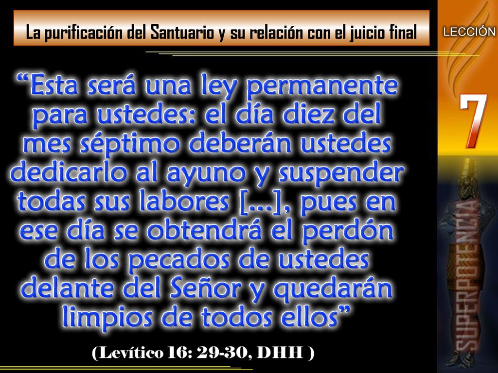 La purificación del Santuario y su relación con el juicio final