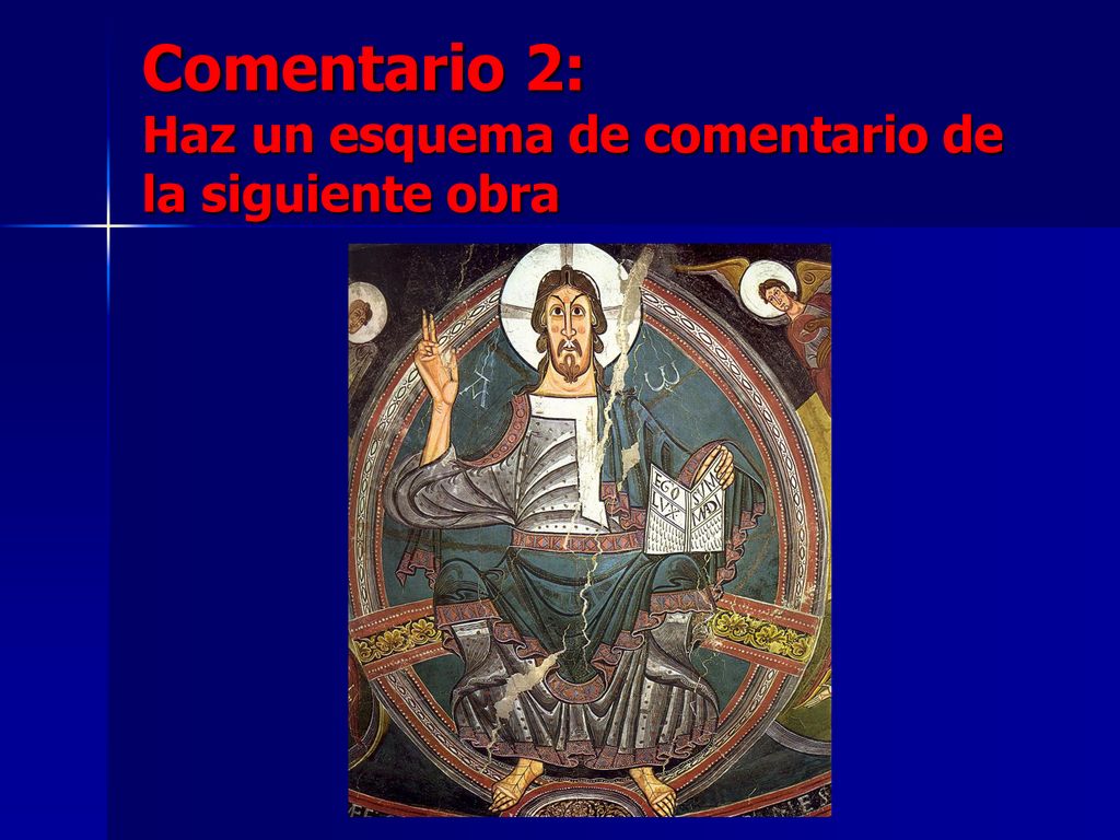 Comentario 2: Haz un esquema de comentario de la siguiente obra