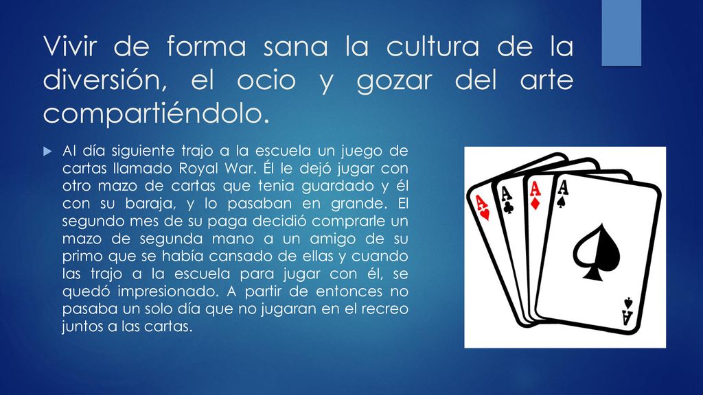 Vivir de forma sana la cultura de la diversión, el ocio y gozar del arte compartiéndolo.