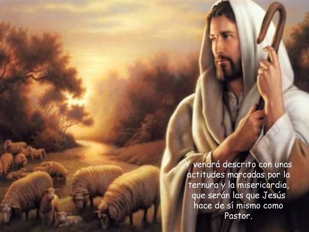 Y vendrá descrito con unas actitudes marcadas por la ternura y la misericordia, que serán las que Jesús hace de sí mismo como Pastor.