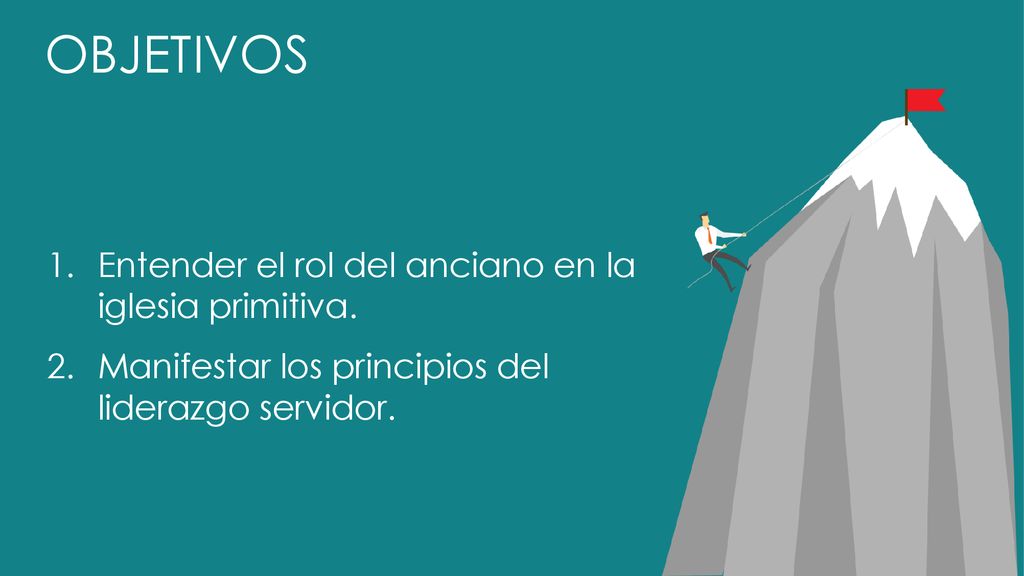 OBJETIVOS Entender el rol del anciano en la iglesia primitiva.