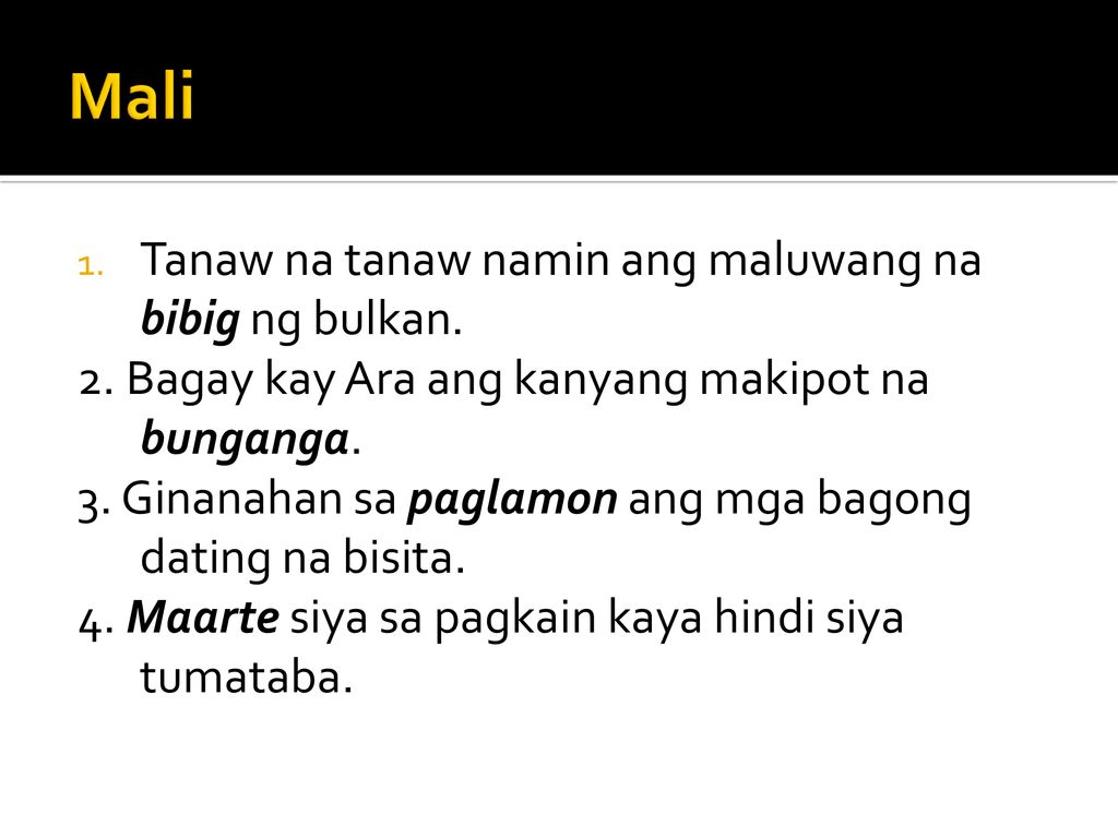 Mali Tanaw na tanaw namin ang maluwang na bibig ng bulkan.