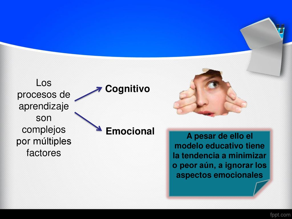 Los procesos de aprendizaje son complejos por múltiples factores