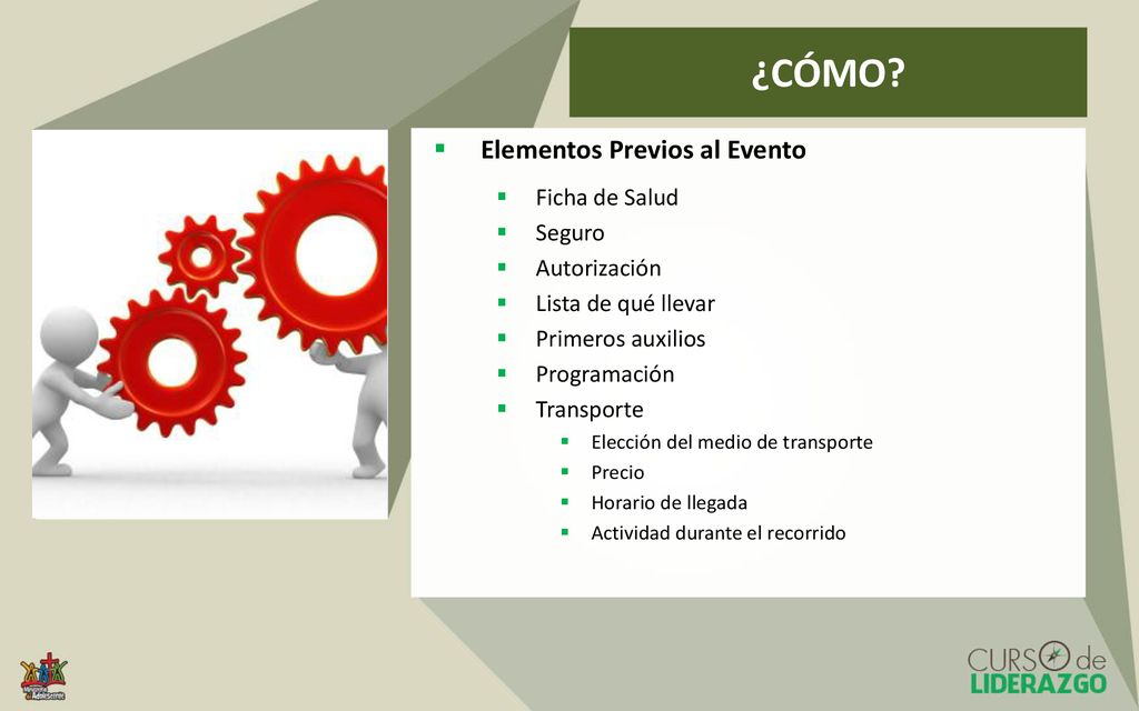 ¿CÓMO Elementos Previos al Evento Ficha de Salud Seguro Autorización