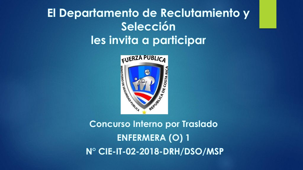 El Departamento de Reclutamiento y Selección les invita a participar