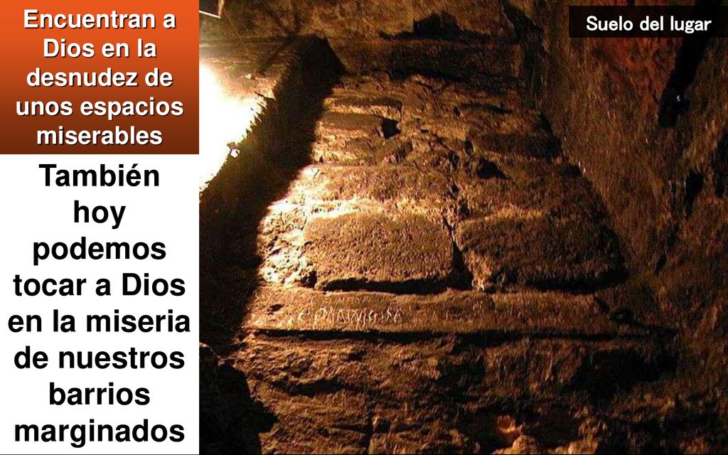 Encuentran a Dios en la desnudez de unos espacios miserables