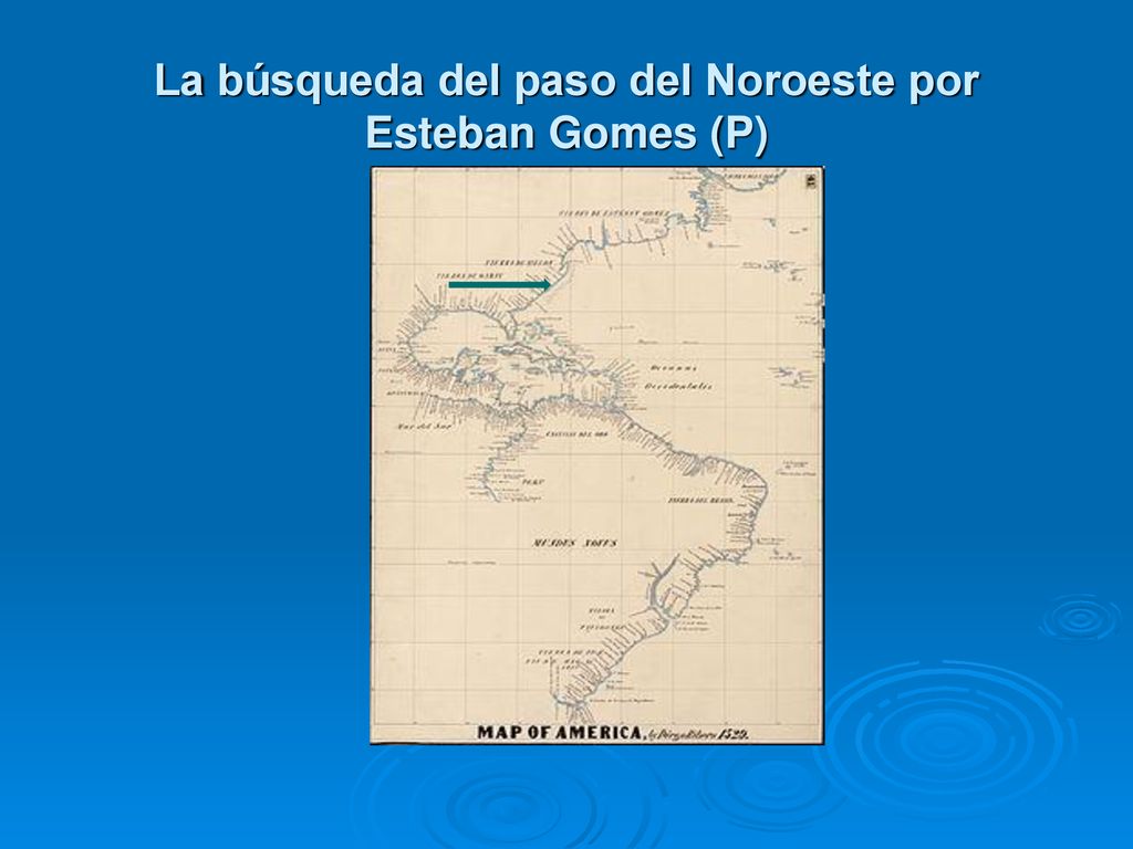 La búsqueda del paso del Noroeste por Esteban Gomes (P)