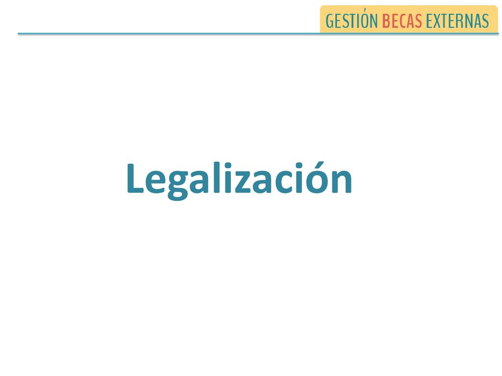 Legalización