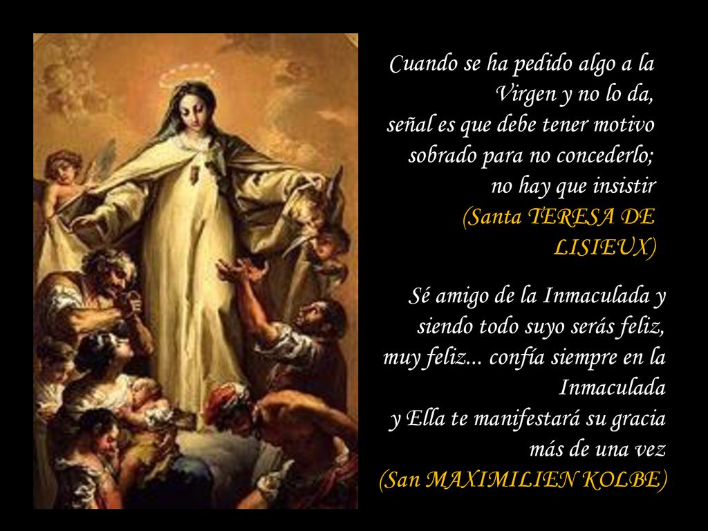 Cuando se ha pedido algo a la Virgen y no lo da,