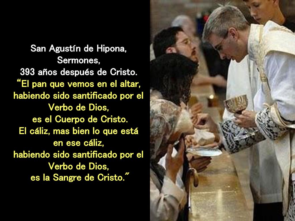 San Agustín de Hipona, Sermones, 393 años después de Cristo.