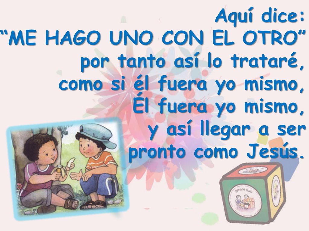 Aquí dice: ME HAGO UNO CON EL OTRO por tanto así lo trataré, como si él fuera yo mismo, Él fuera yo mismo,
