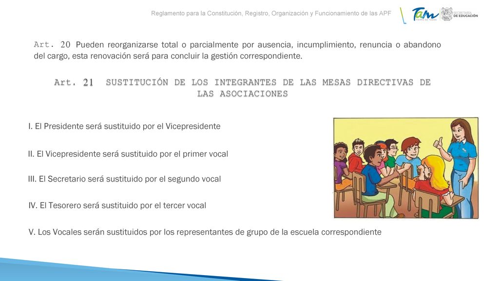 Reglamento para la Constitución, Registro, Organización y Funcionamiento de las APF