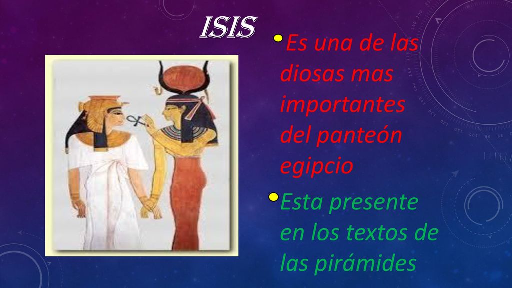 Es una de las diosas mas importantes del panteón egipcio