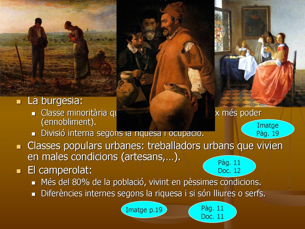 ELS NO PRIVILEGIATS Grup heterogeni sense drets ni privilegis que suposa més del 90% de la població.