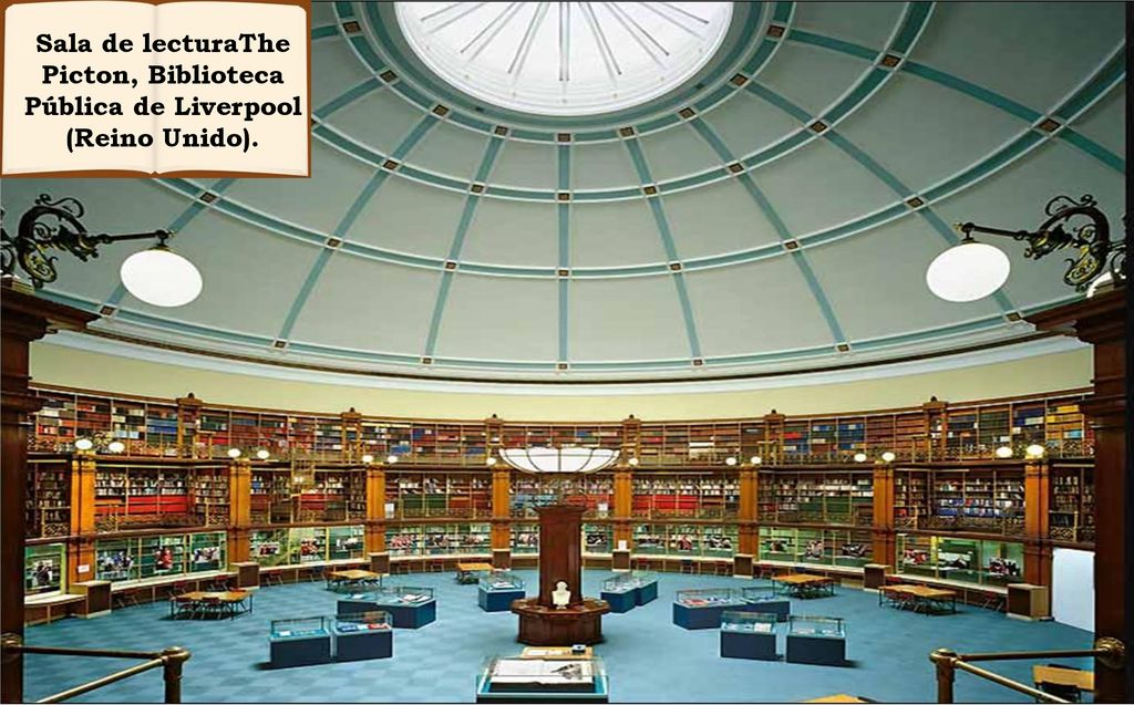 Sala de lecturaThe Picton, Biblioteca Pública de Liverpool (Reino Unido).