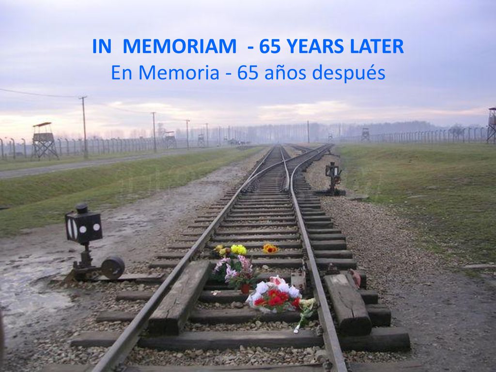 IN MEMORIAM - 65 YEARS LATER En Memoria - 65 años después