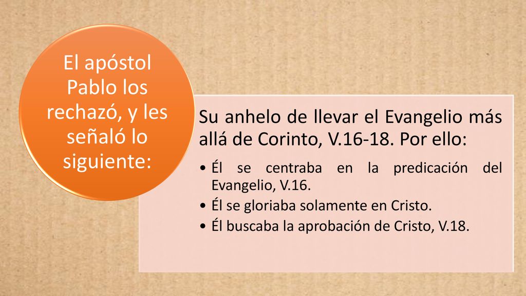 El apóstol Pablo los rechazó, y les señaló lo siguiente: