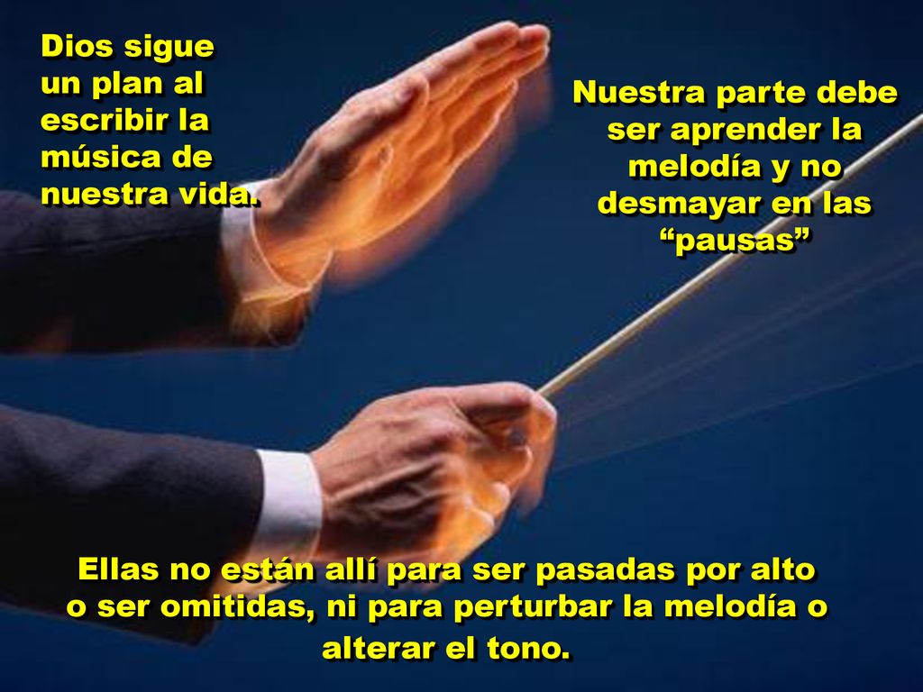 Dios sigue un plan al escribir la música de nuestra vida.