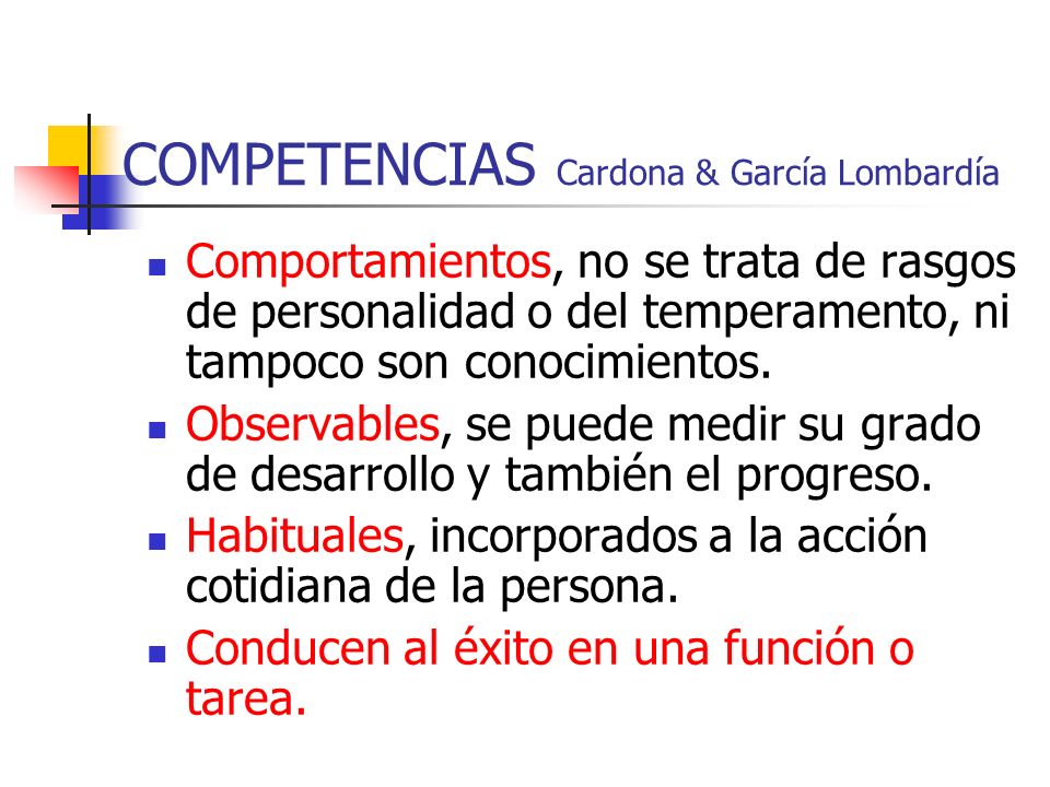 COMPETENCIAS Cardona & García Lombardía