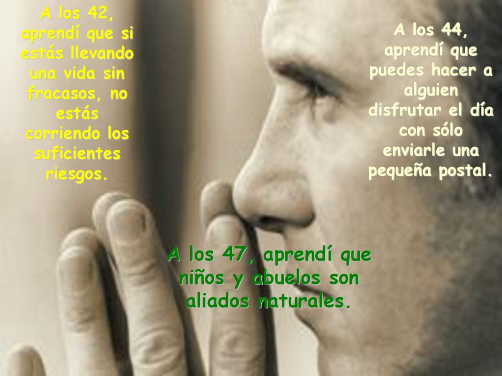 A los 47, aprendí que niños y abuelos son aliados naturales.