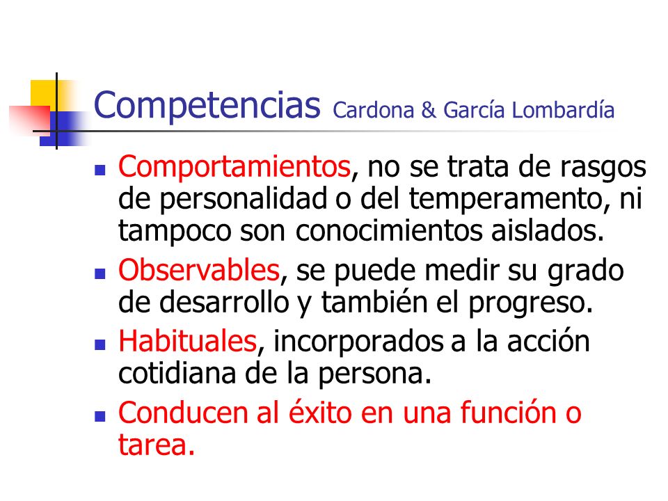Competencias Cardona & García Lombardía