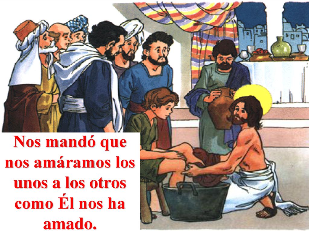 Nos mandó que nos amáramos los unos a los otros como Él nos ha amado.