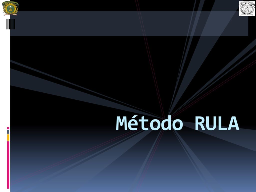 Método RULA En las siguientes diapositivas se hablará brevemente de este método.